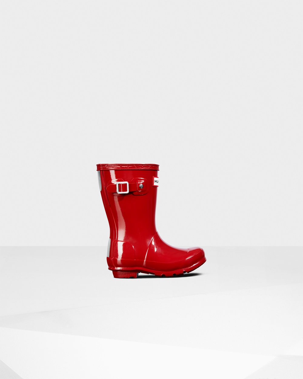 Hunter Niños Original Little Gloss - Botas de Lluvia Rojas - 374-EQKJBI